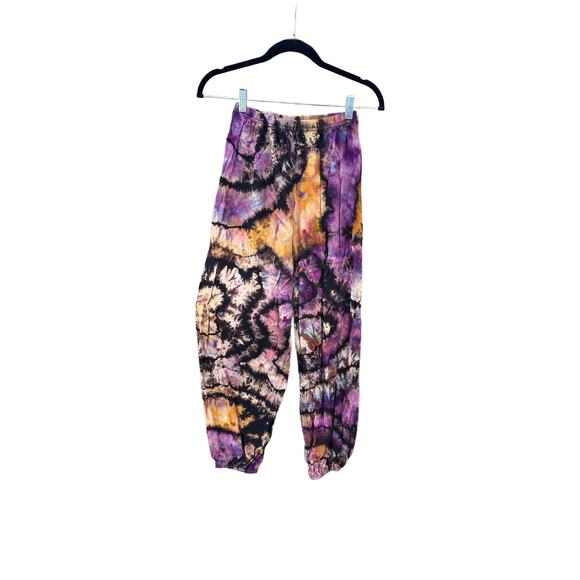 Tie Dye Lightweight Pants | Women’s Bottoms | Geode Tie - Reverse Dye / Ice Dye - Picture 1 of 2